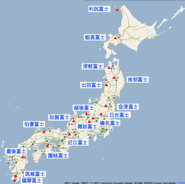 日本地図