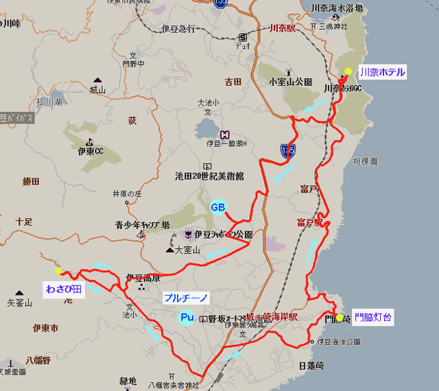 伊豆高原map